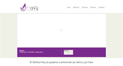 Desktop Screenshot of esteticamavy.com